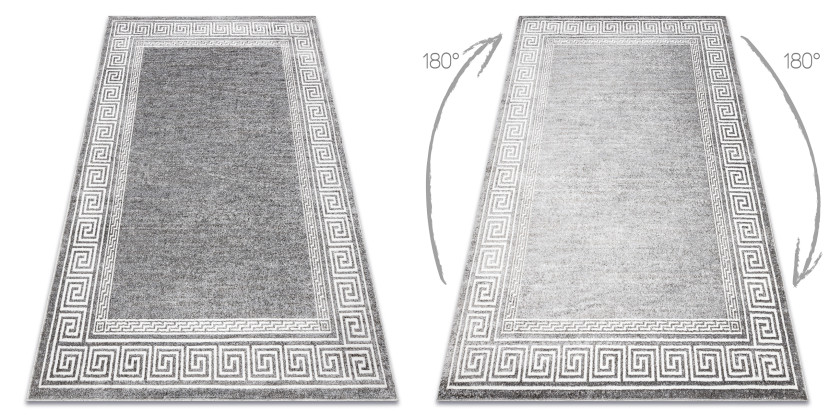 Dywan MATEO 8033/644 Nowoczesny, grecki, ramka - strukturalny 80x150 cm