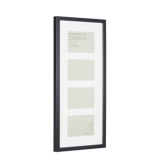 Black Multi-Aperture Frame 25cm x 60cm