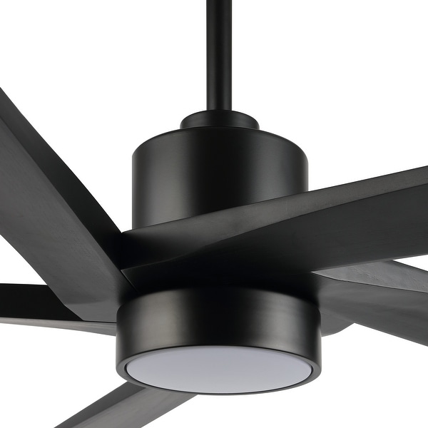 WINGBO 72" Ceiling Fan with Lights, 5 Reversible Blades, Ultra Quiet 6-Speed DC Motor - N/A