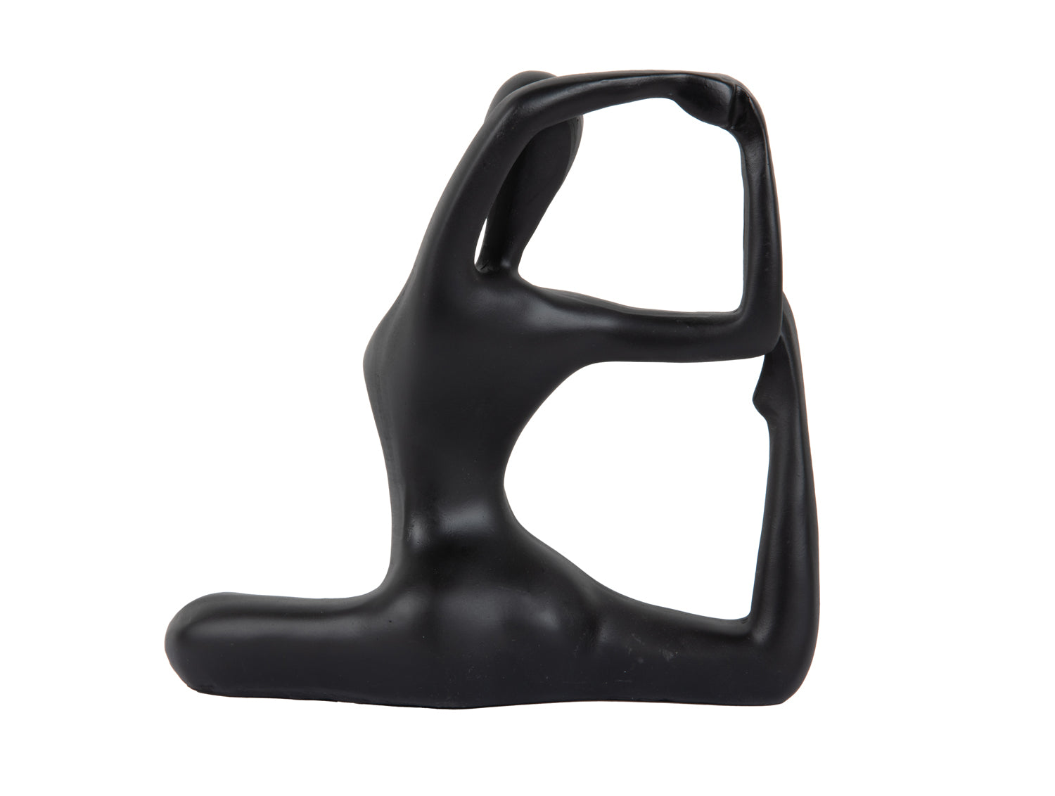 Present Time - Beeld Yoga Bow - Zwart