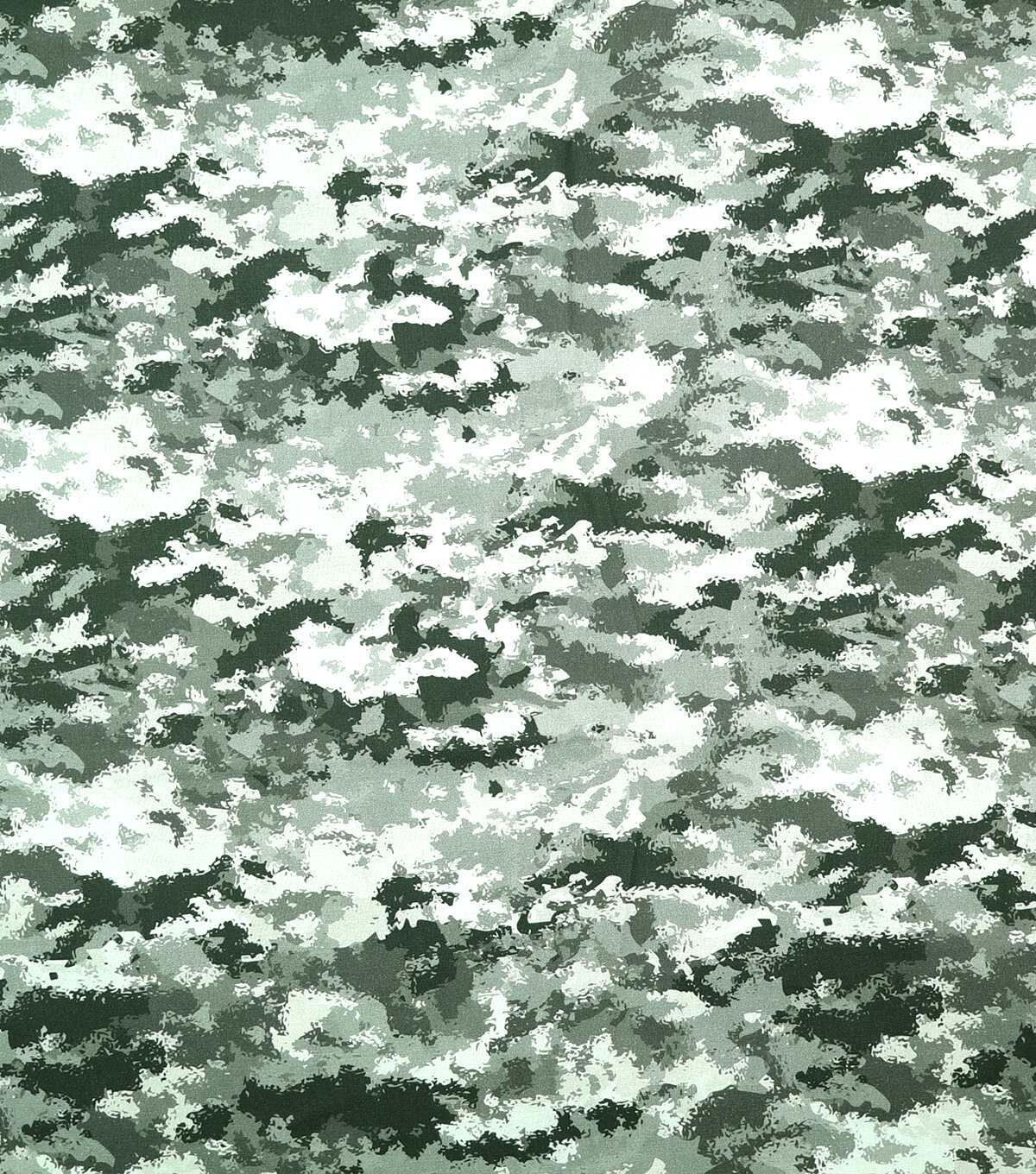 Gray Tonal Camouflage Quilt Cotton Fabric by Keepsake Calico