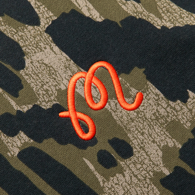 Malbon Golf Tour Divot Range Sweatshirt - Bark Camo