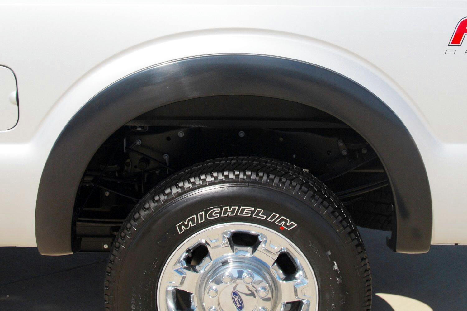 Lund SX314S Elite Series Sport Style Standard Front and Rear Fender Flare, Black, 4-pk