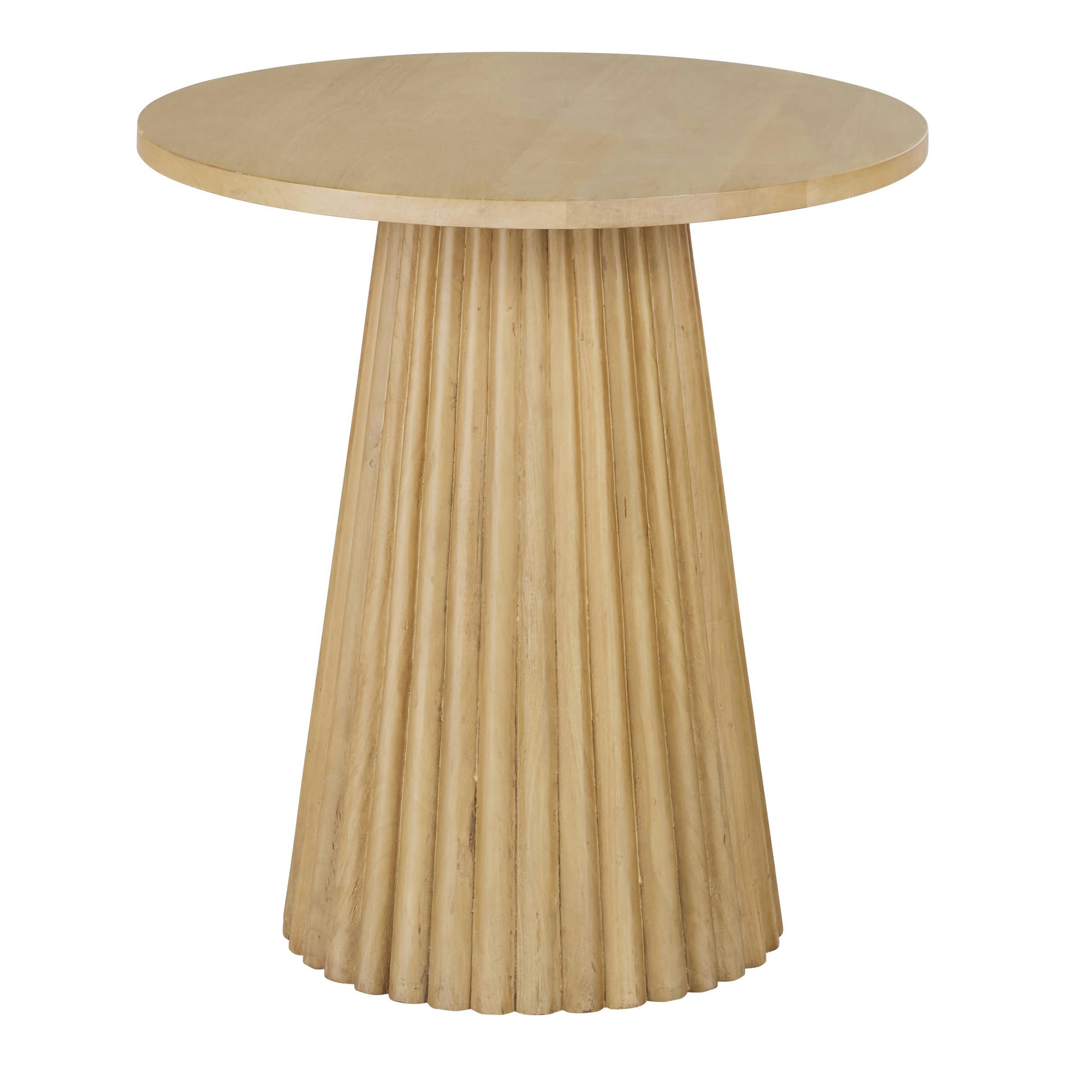 Nogobo Business - Table à manger professionnelle en bois de manguier massif 2 personnes D70