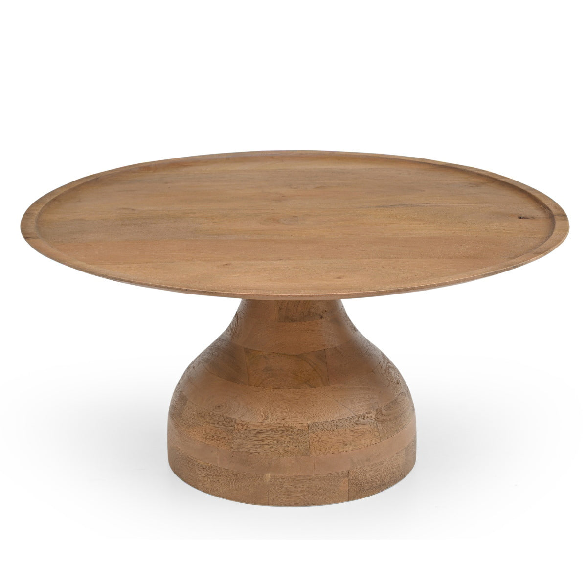 Giga Meubel Salontafel Joji - Rond - Mangohout - 80cm