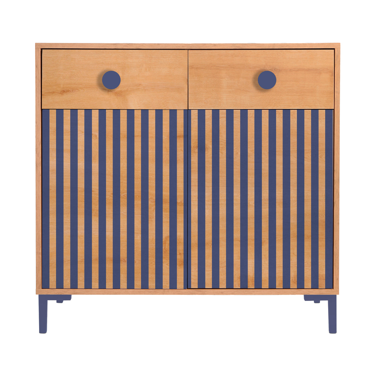 Really Nice Things - Alise Kids ladekast eik - Pruss strepen