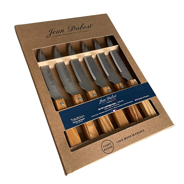 Coffret de 6 couteaux grill Jean Dubost CB10A79SC16311