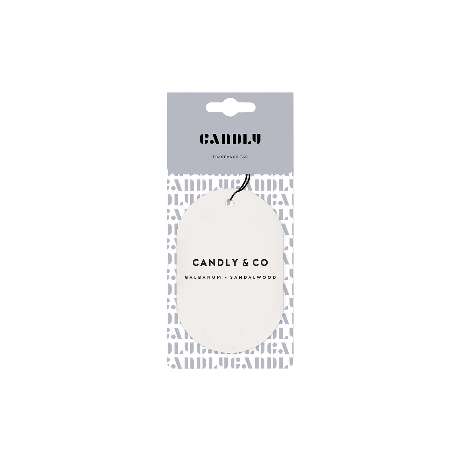 No. 6 Scented Car/Room Tag, Galbanum/Sandalwood