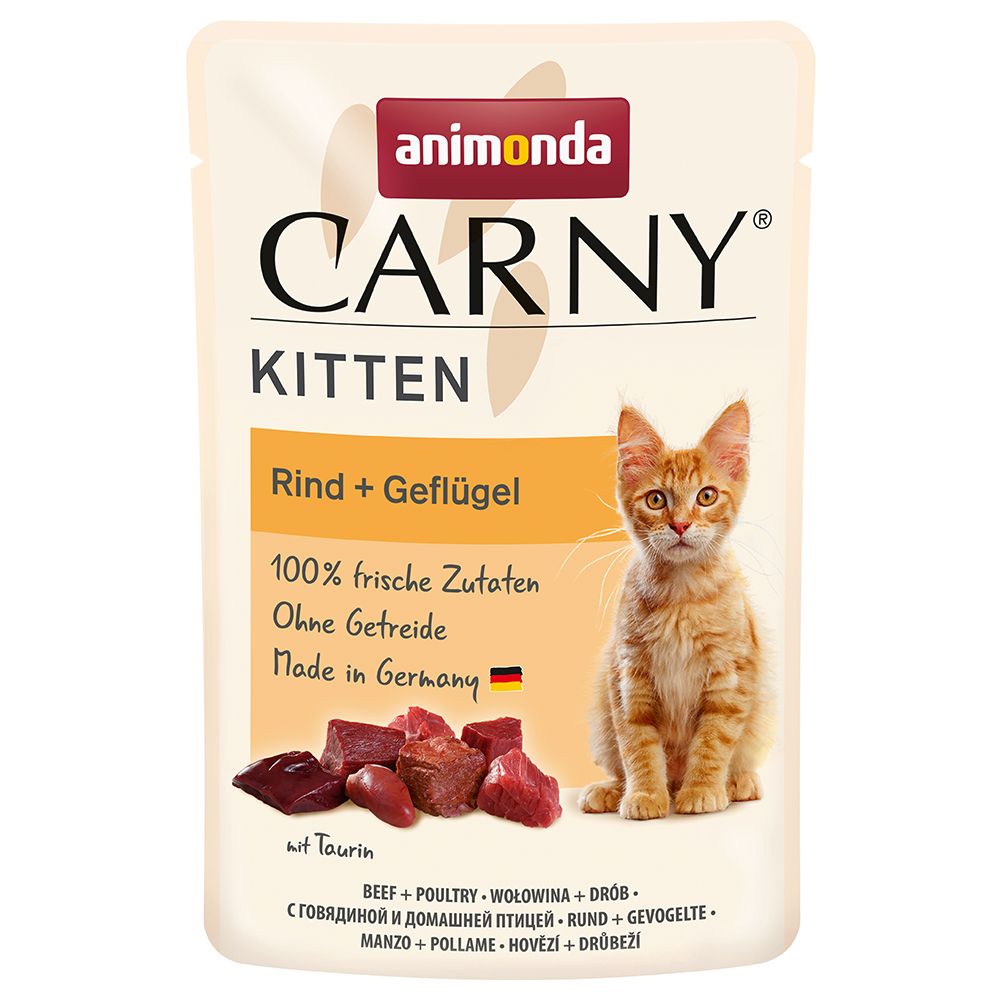 animonda Carny Kitten Pouch Saver Pack 24 x 85g