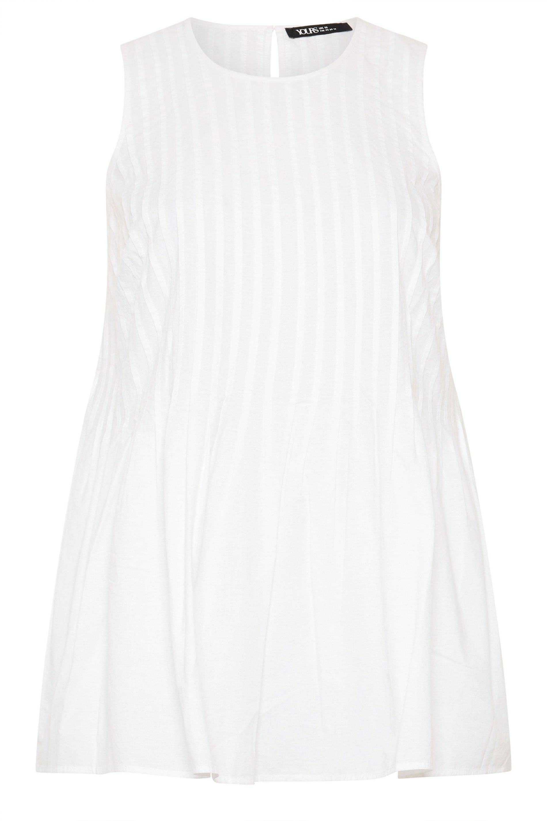 Yours Pleated Peplum Cami Vest