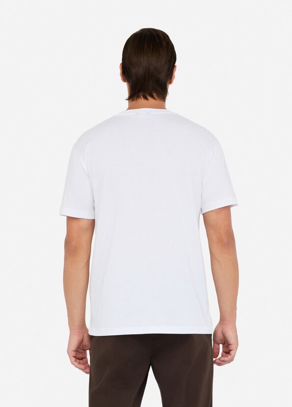 T-shirt in cotone con stampa