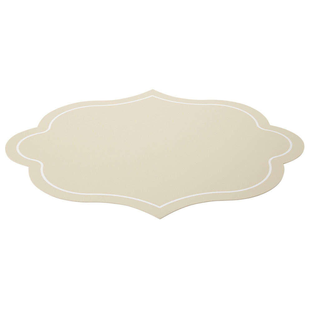 Set de table plastique forme arabesque 34x44cm (2 modèles)