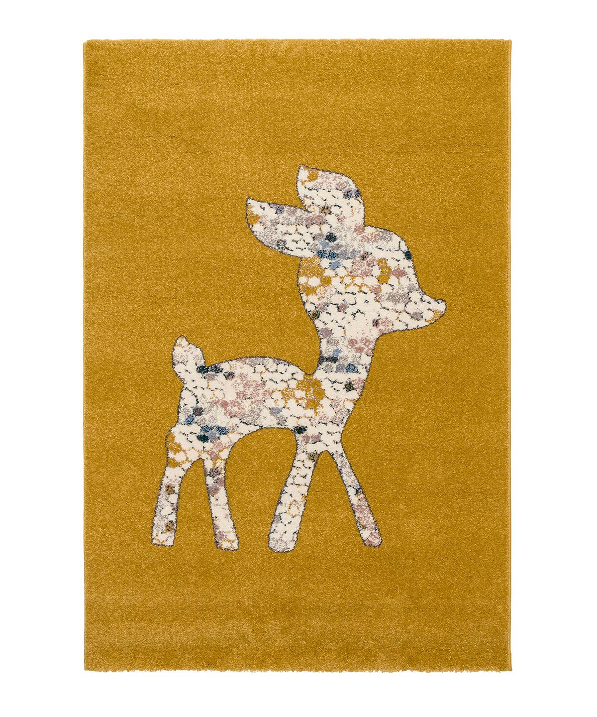 FAWN - Tapis enfant poétique petit faon 80x150, OEKO-TEX®