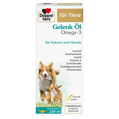 Double heart joint oil for cats and dogs