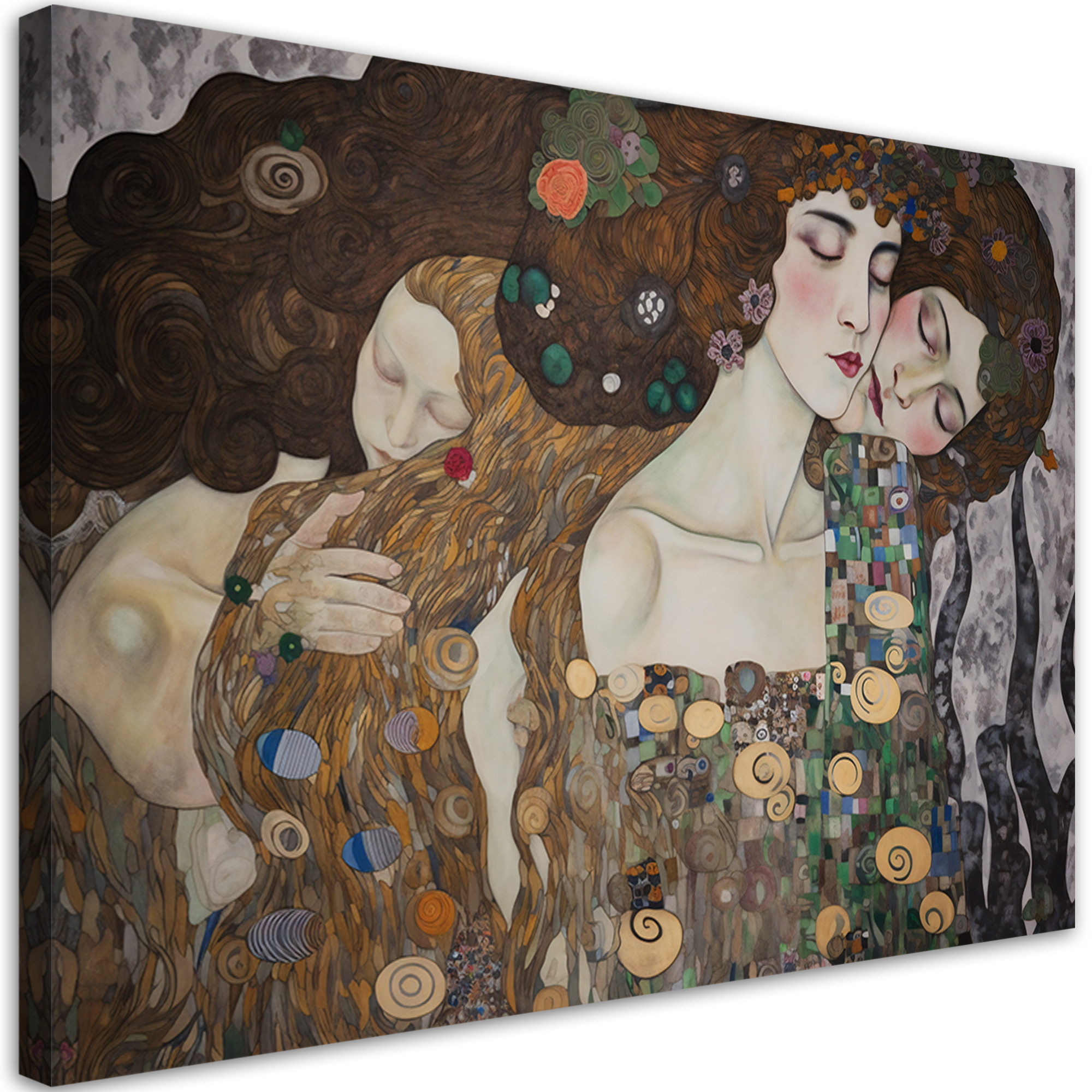 Feeby Obraz na płótnie, Pocałunek kobiet - G. Klimt 60x40