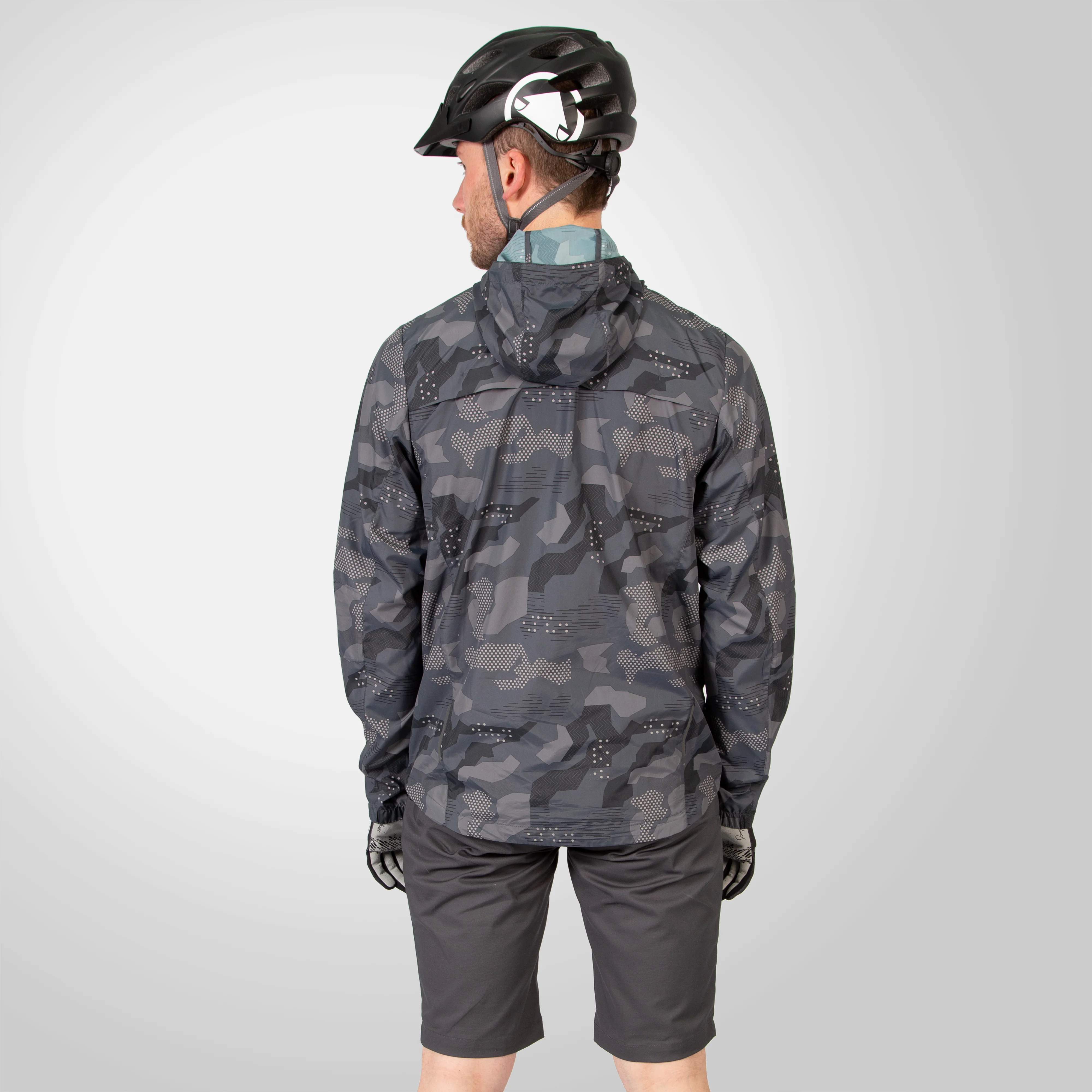 Men's Hummvee Windproof Shell Jacket - Grey Camo