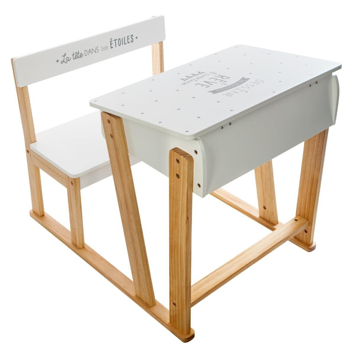 Kids writing desk Multicoloured, L.64 cm