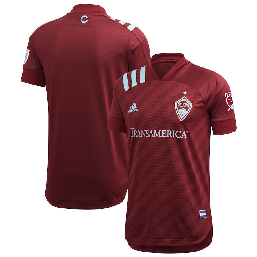 Colorado Rapids adidas 2020 Nine Six Authentic Jersey - Burgundy