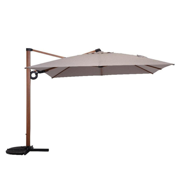 Parasol ogrodowy Termoli 3 x 3 m szary PATIO