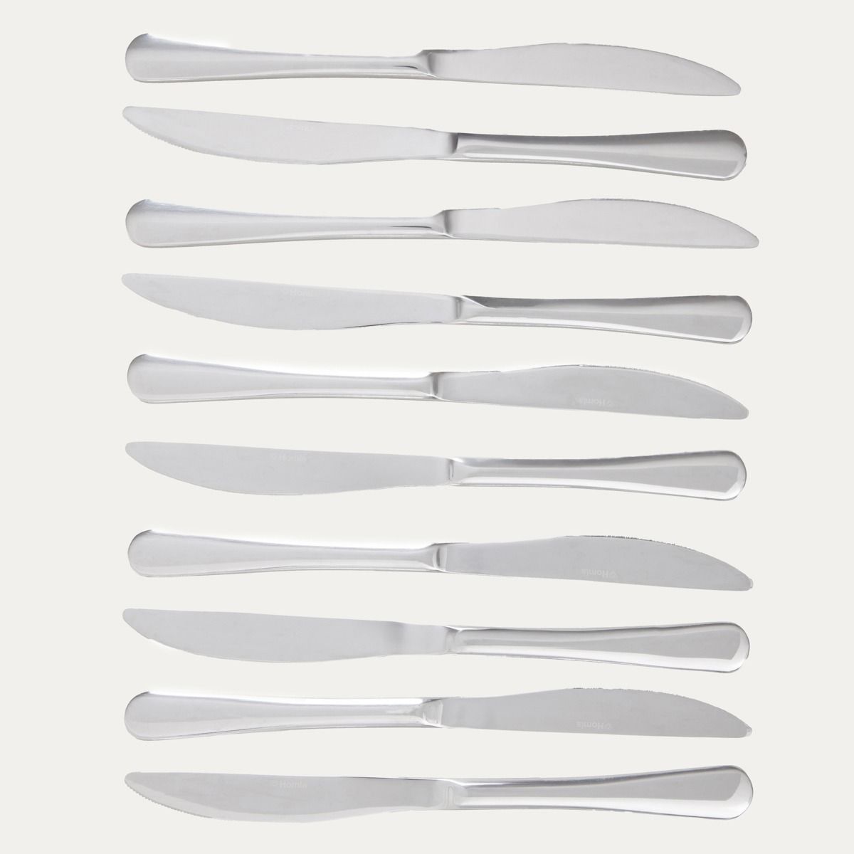 Zestaw noży obiadowych VIENNA srebrne, 10 szt. 23,2CM