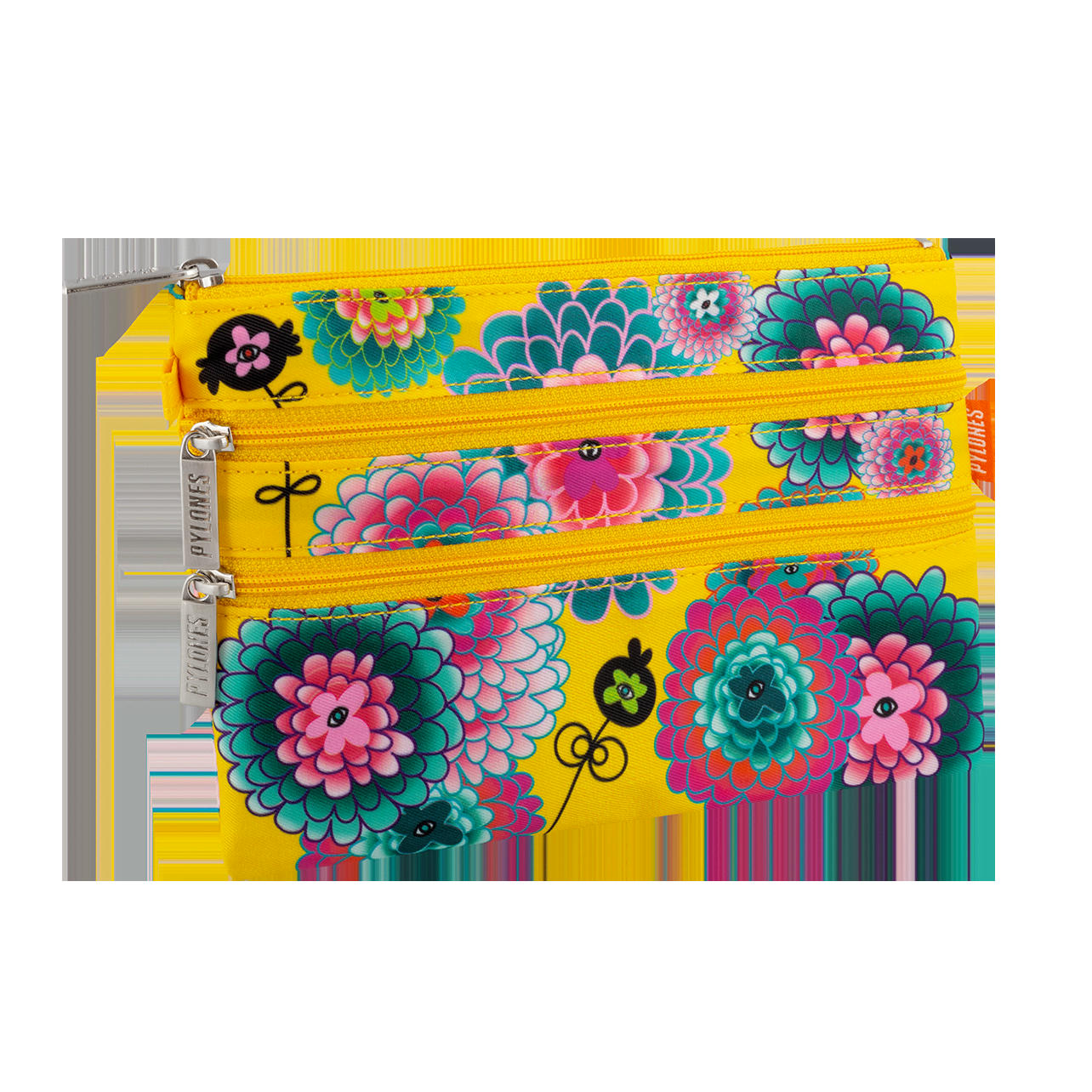 ZIP IT - Pochette 3 zips 20x13x1cm