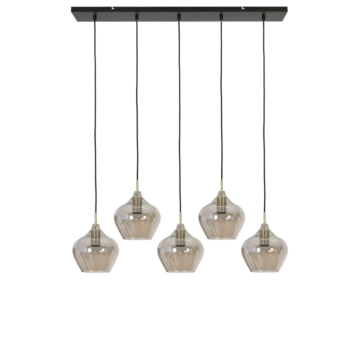 Light & Living hanglamp Rakel - brons - 104x20x120cm