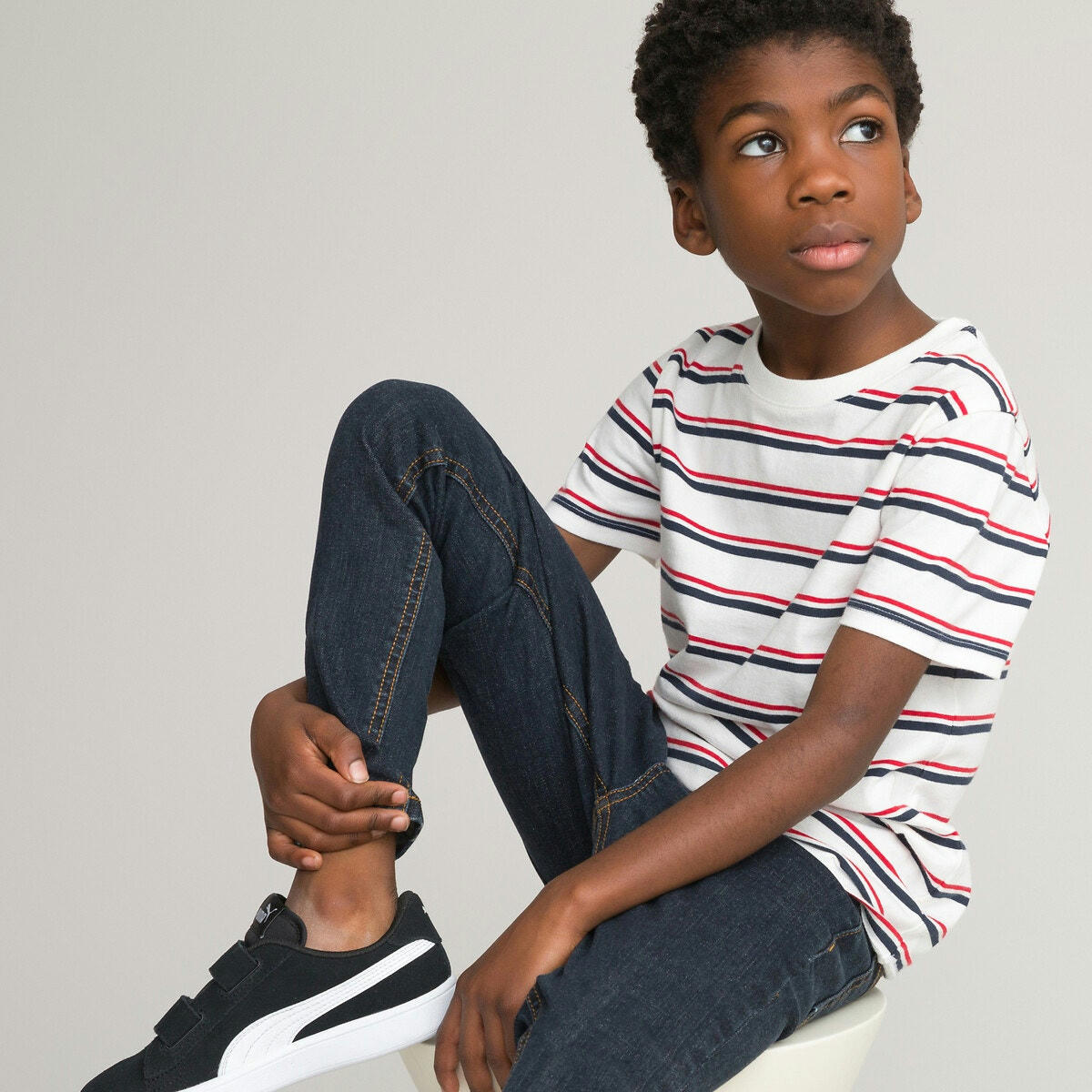 Lot de 3 T-shirts col rond
