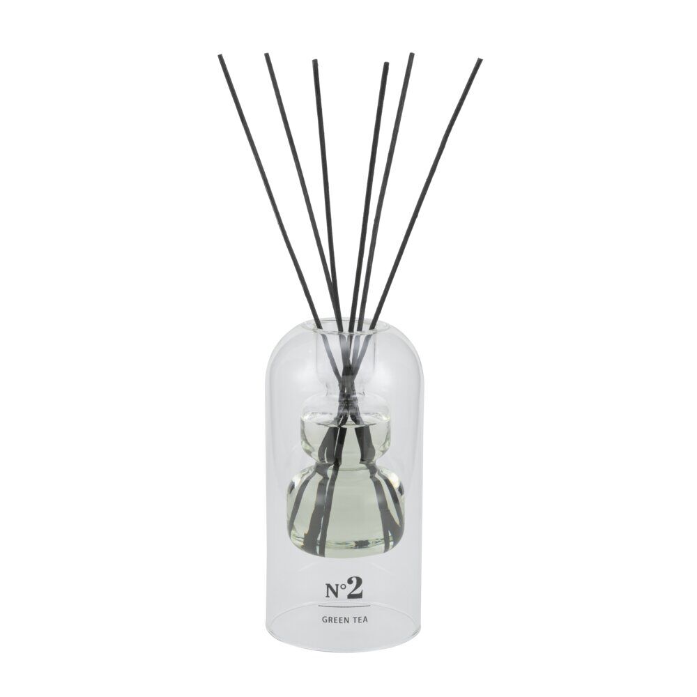 Diffuseur de parfum double paroi à bâtonnets senteur thé vert 150ml