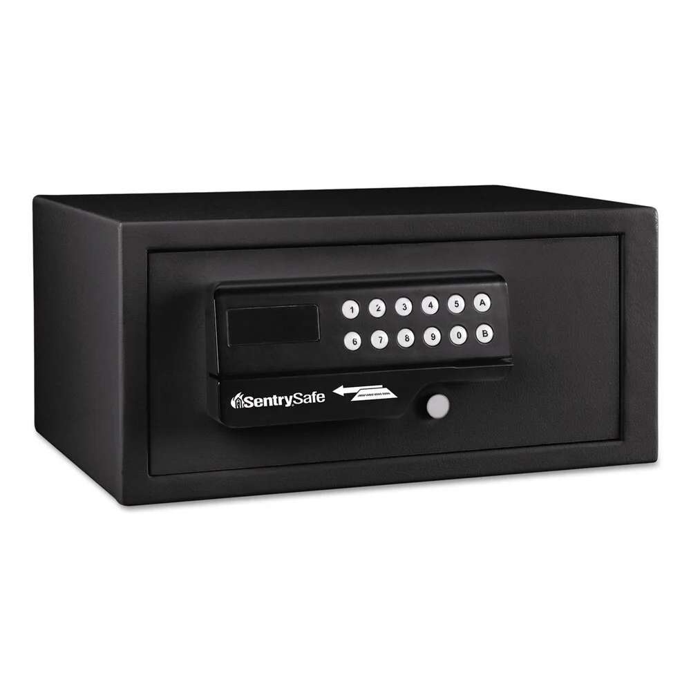 Sentry Safe Electronic Lock/Card Swipe Security Safe 0.4 ft3 15-inch wide x 11-inch deep x 7h Black