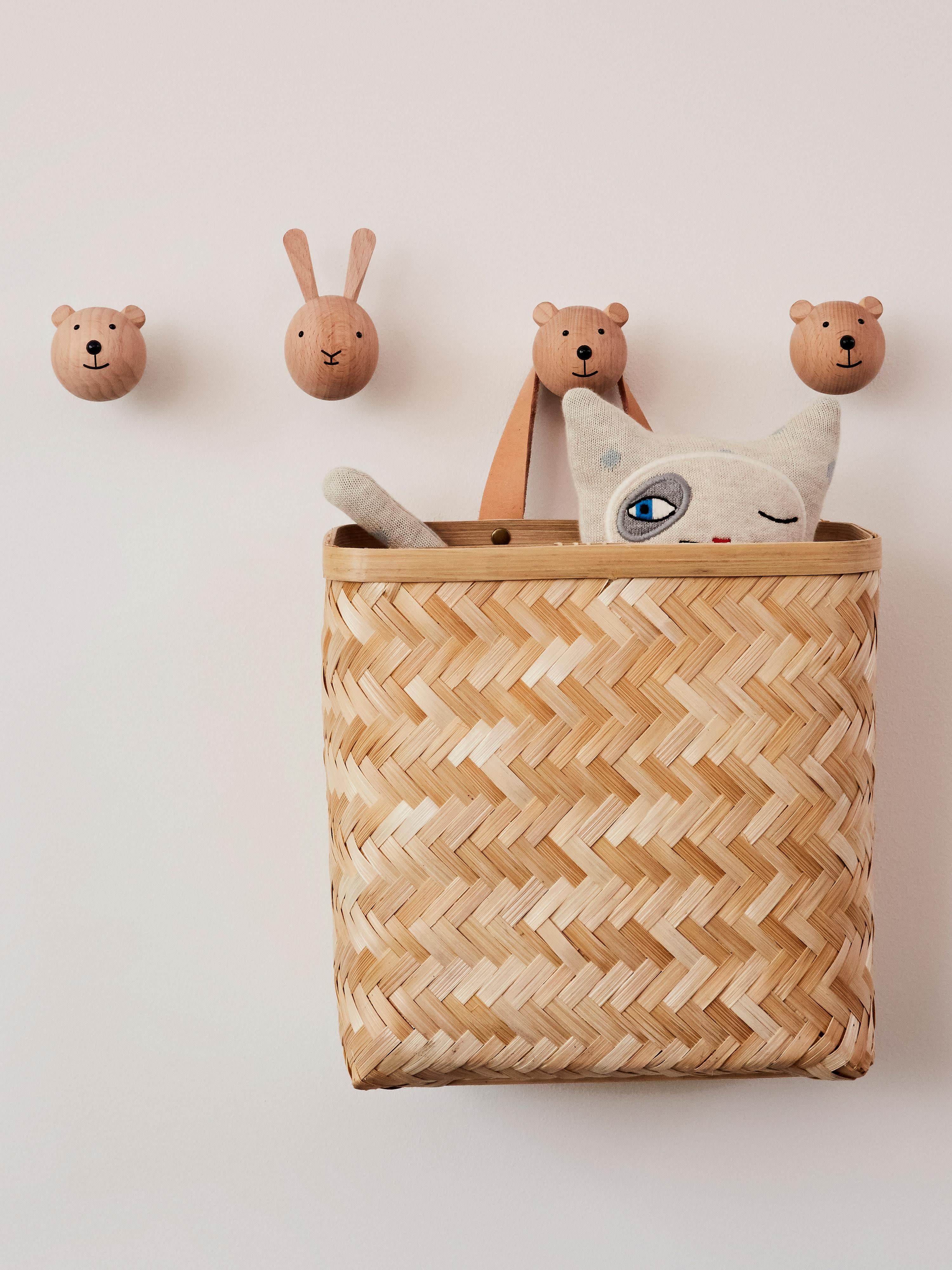 Wandhaken Rabbit aus Buchenholz