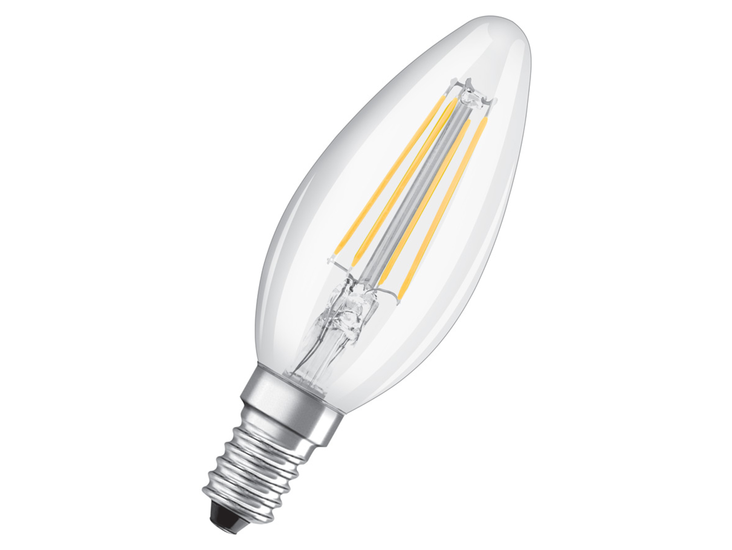 Żarówka LED E14 świeczka z ciepłą barwą światła