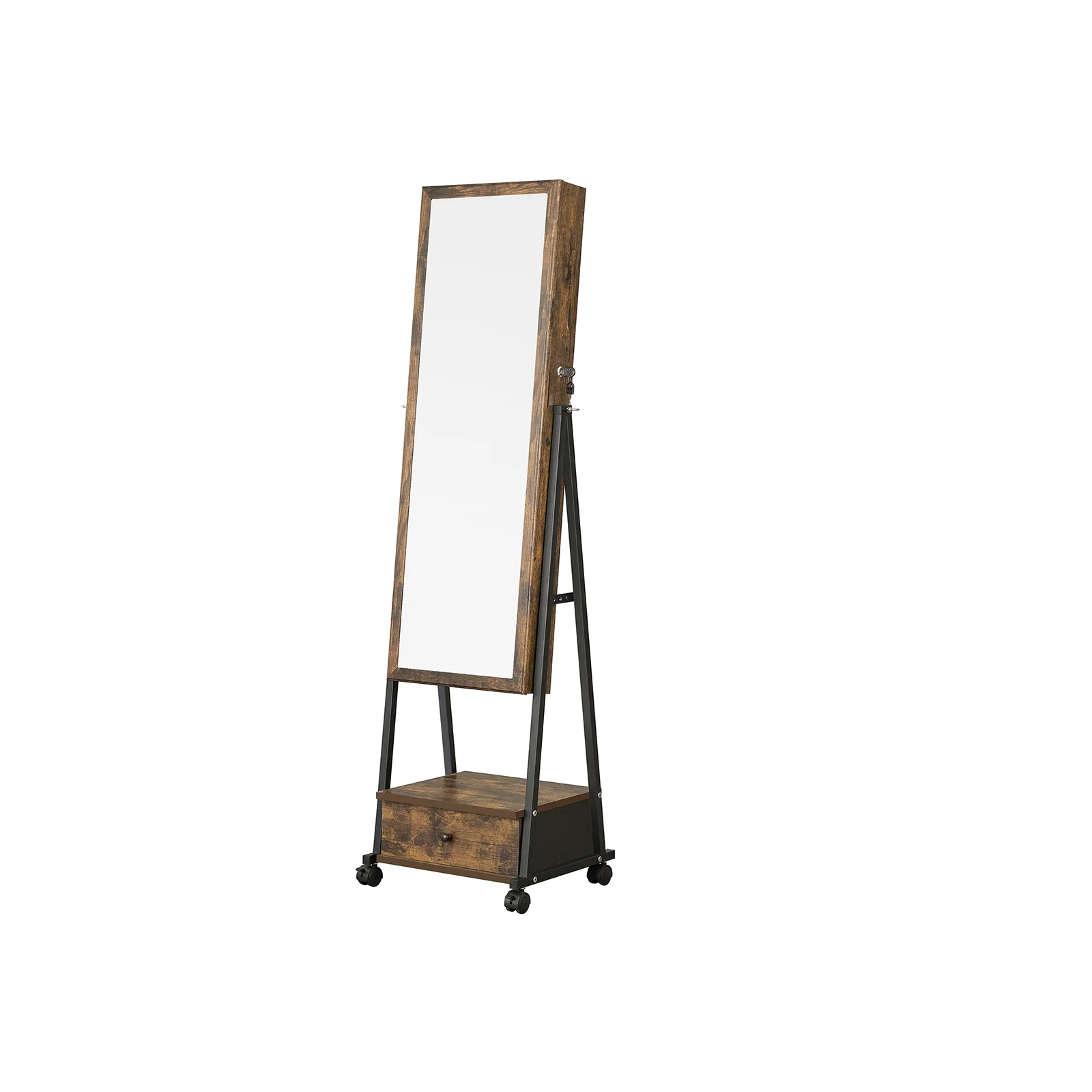 Armoire à bijoux avec miroir