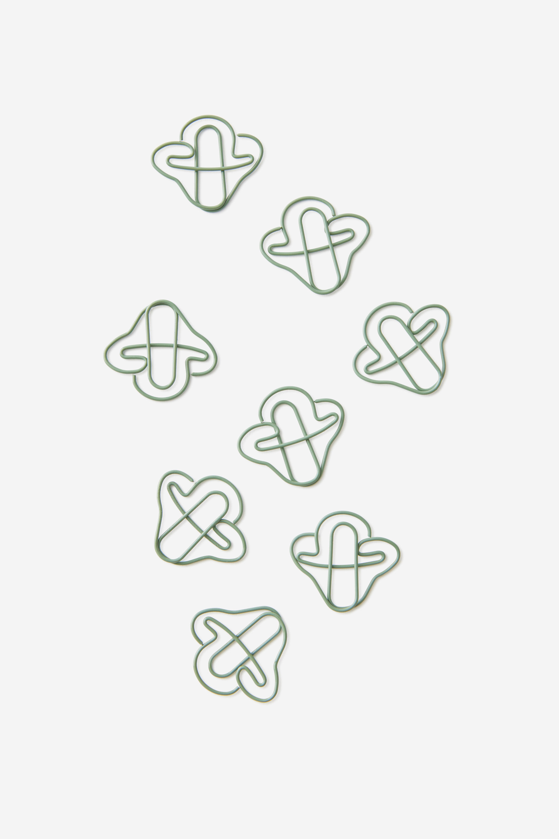 Shaped Paper Clips 8Pk