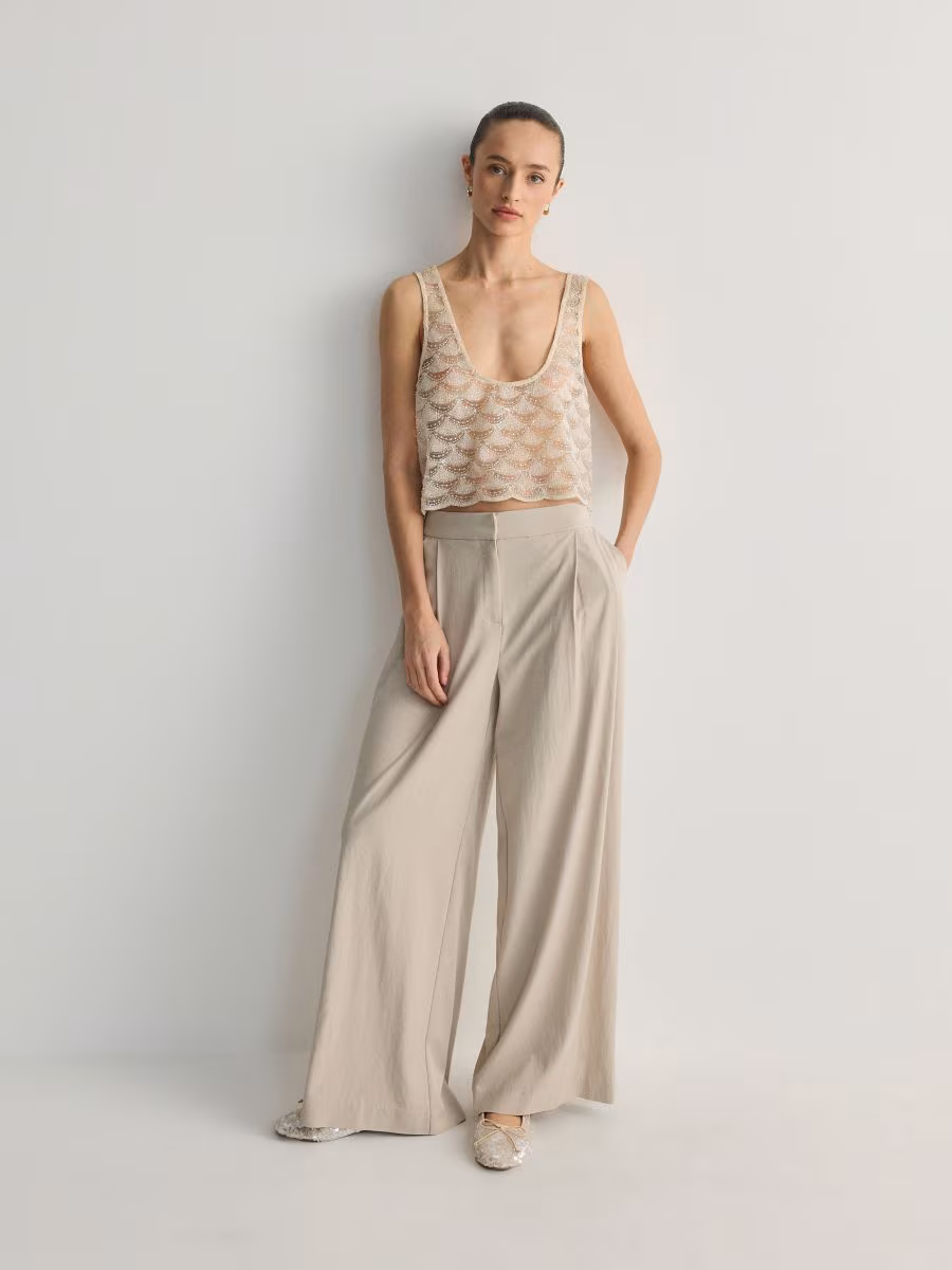 Top With Decorative Beads