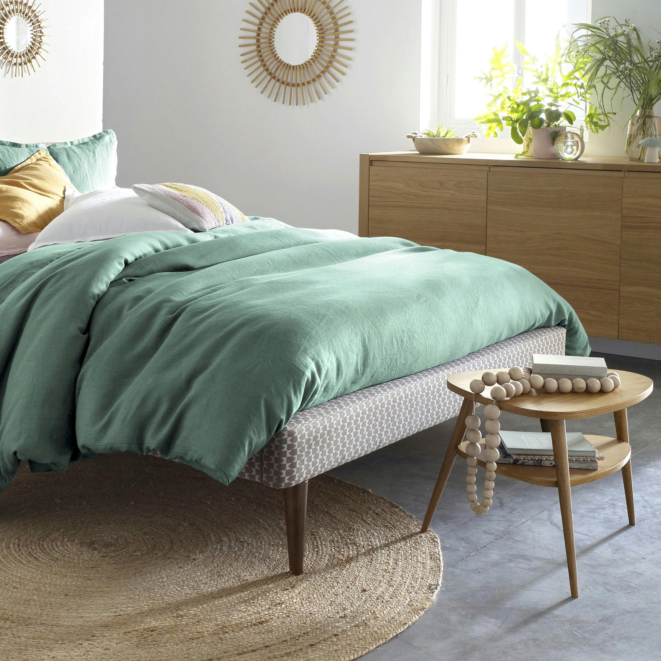 Chevet vintage double plateau, Quilda