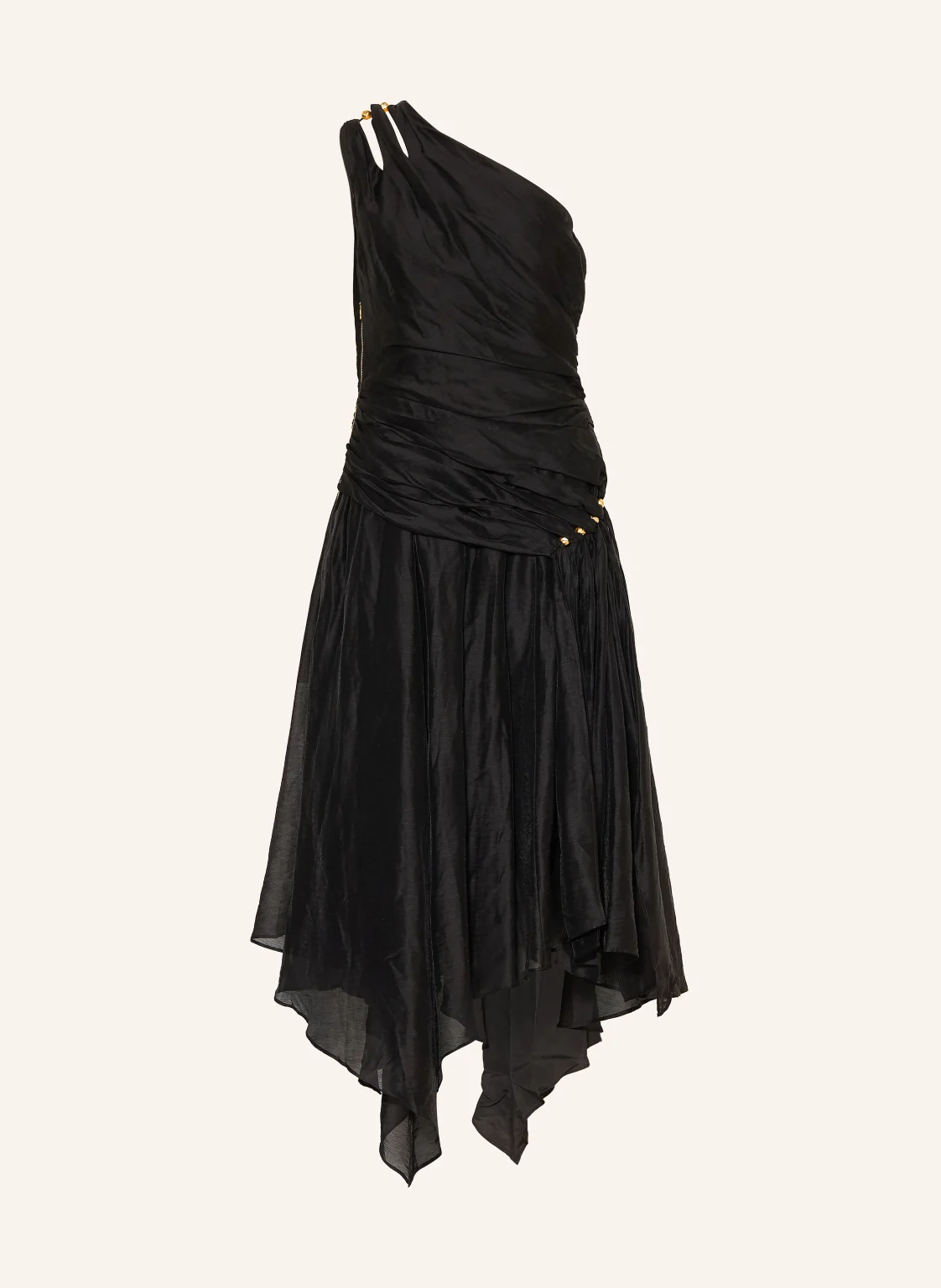 Aje. Cocktailkleid CAPTURE mit Cut-outs und Schmuckperlen