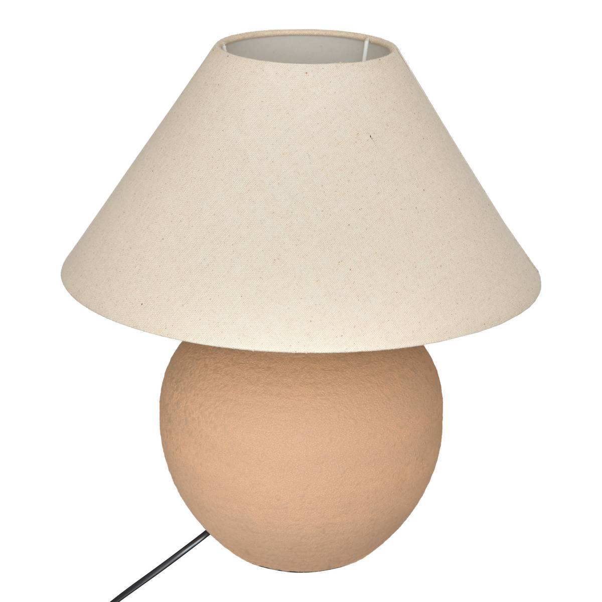 Lamp "Seiya" Terracotta, H.38.5 cm