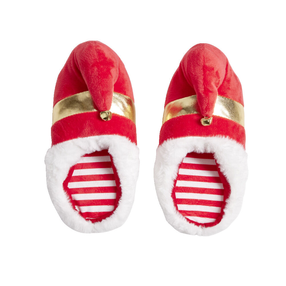 Chaussons No&euml;l mixte lutin rouges T36 à 45