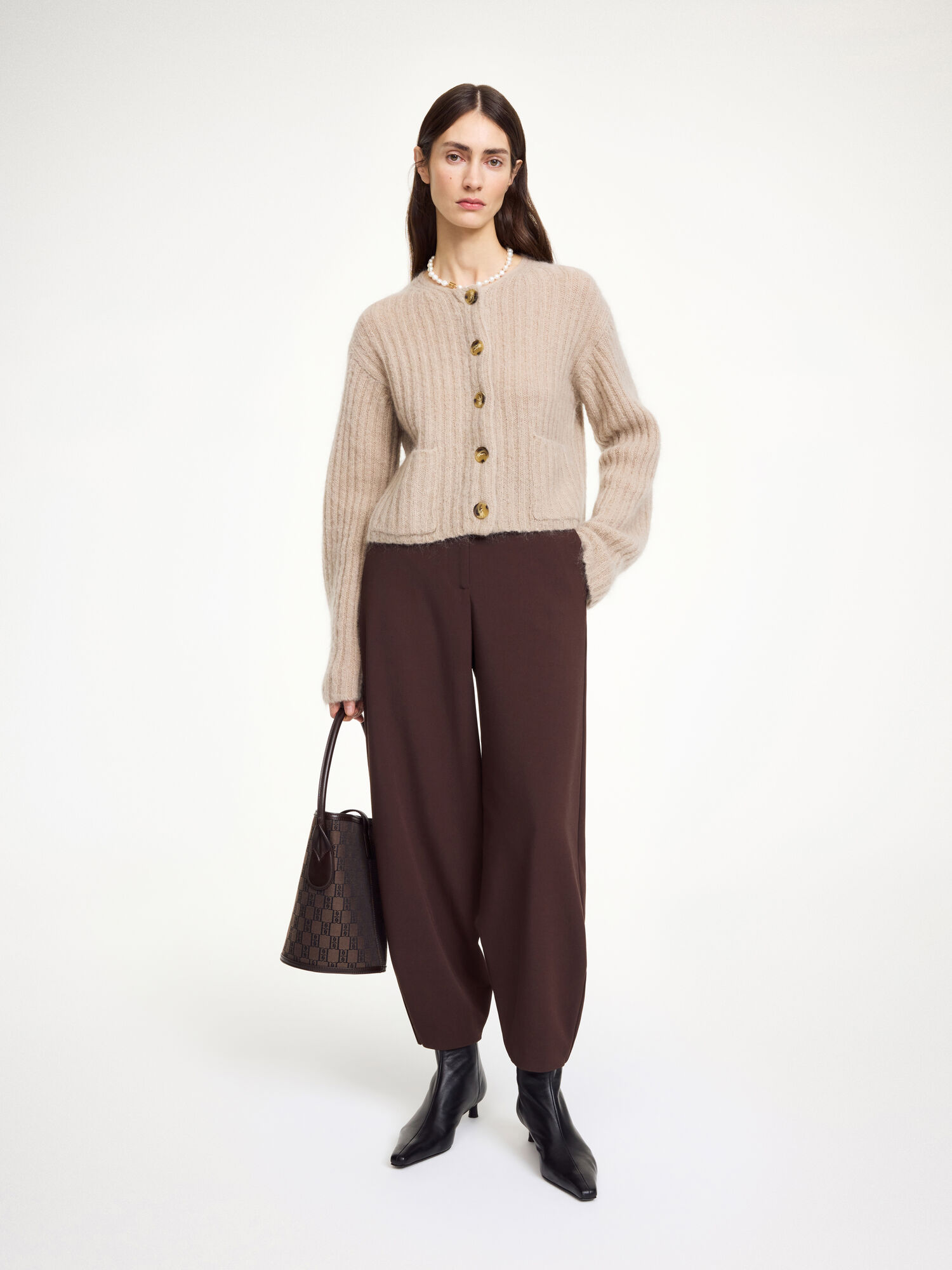 Cierrou rib cardigan