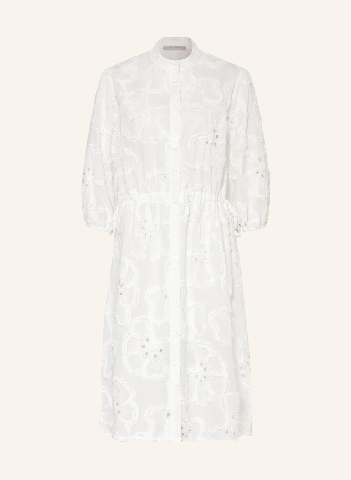 lilienfels Kleid mit Lochspitze und 3/4-Arm