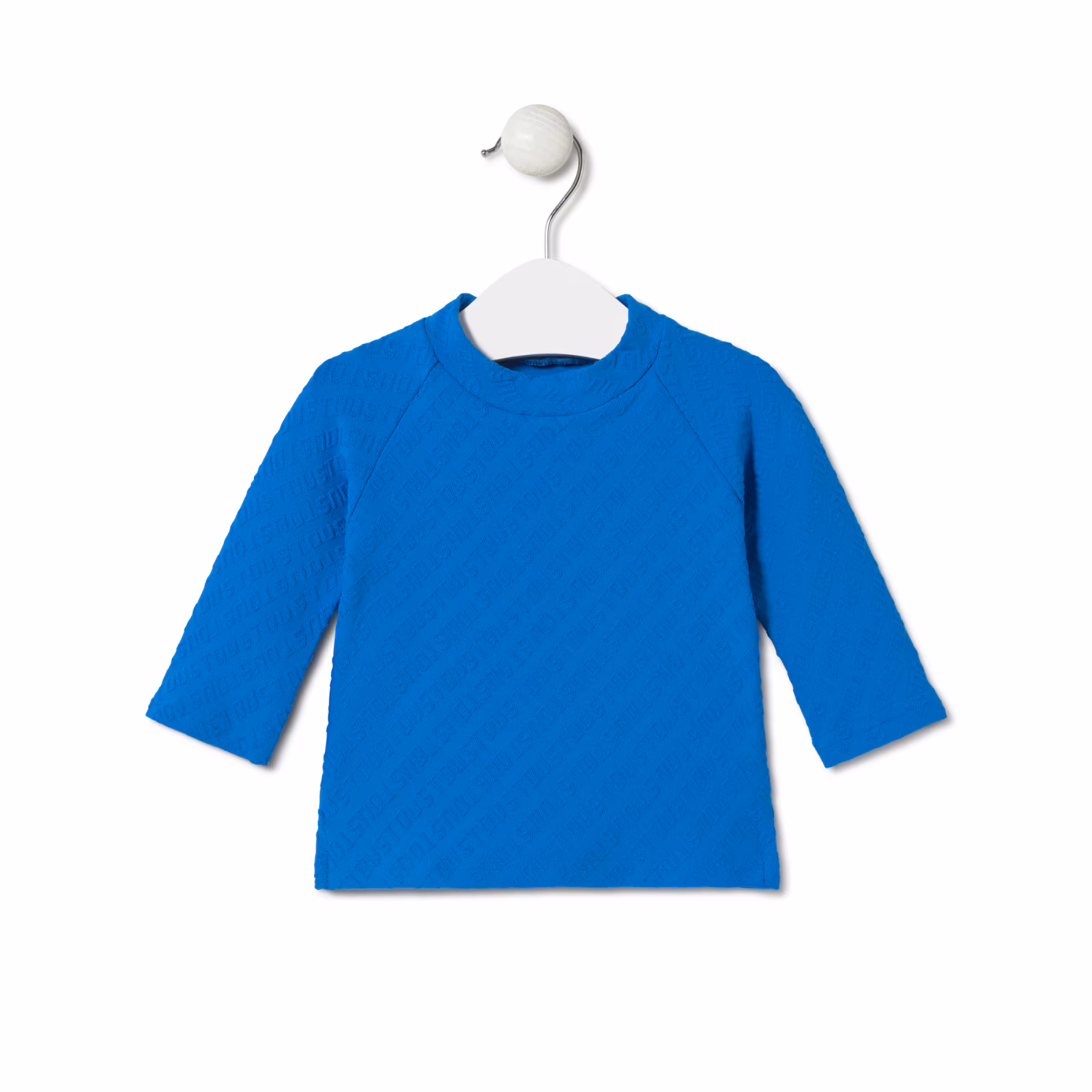 Camiseta de playa manga larga Logo azul