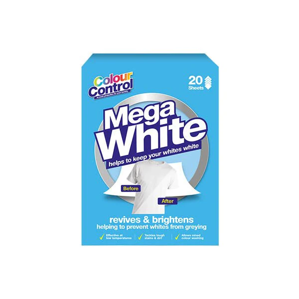 Colour Control Mega White Laundry Sheets