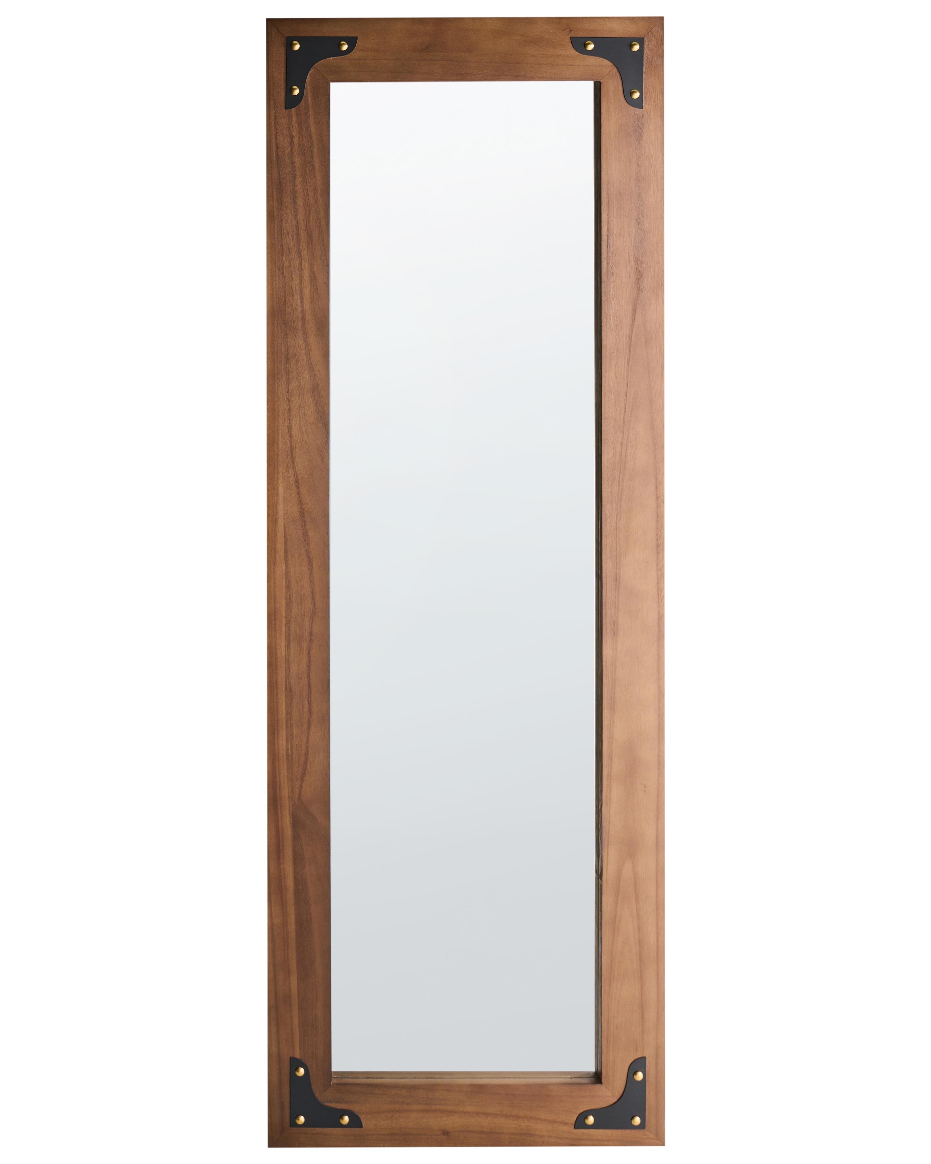 Wall Mirror BLOSVILLE 58 cm 164 cm Fir Wood Brown