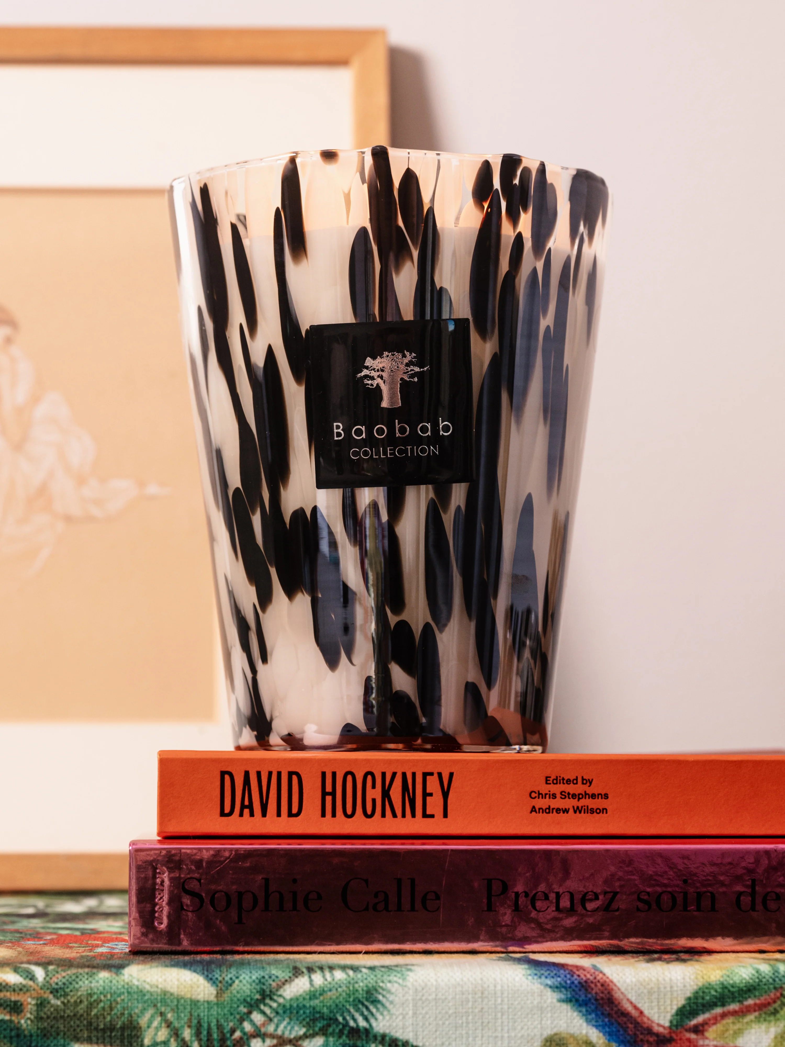 Duftkerze Black Pearls (Grapefruit, Ingwer, Rose)
