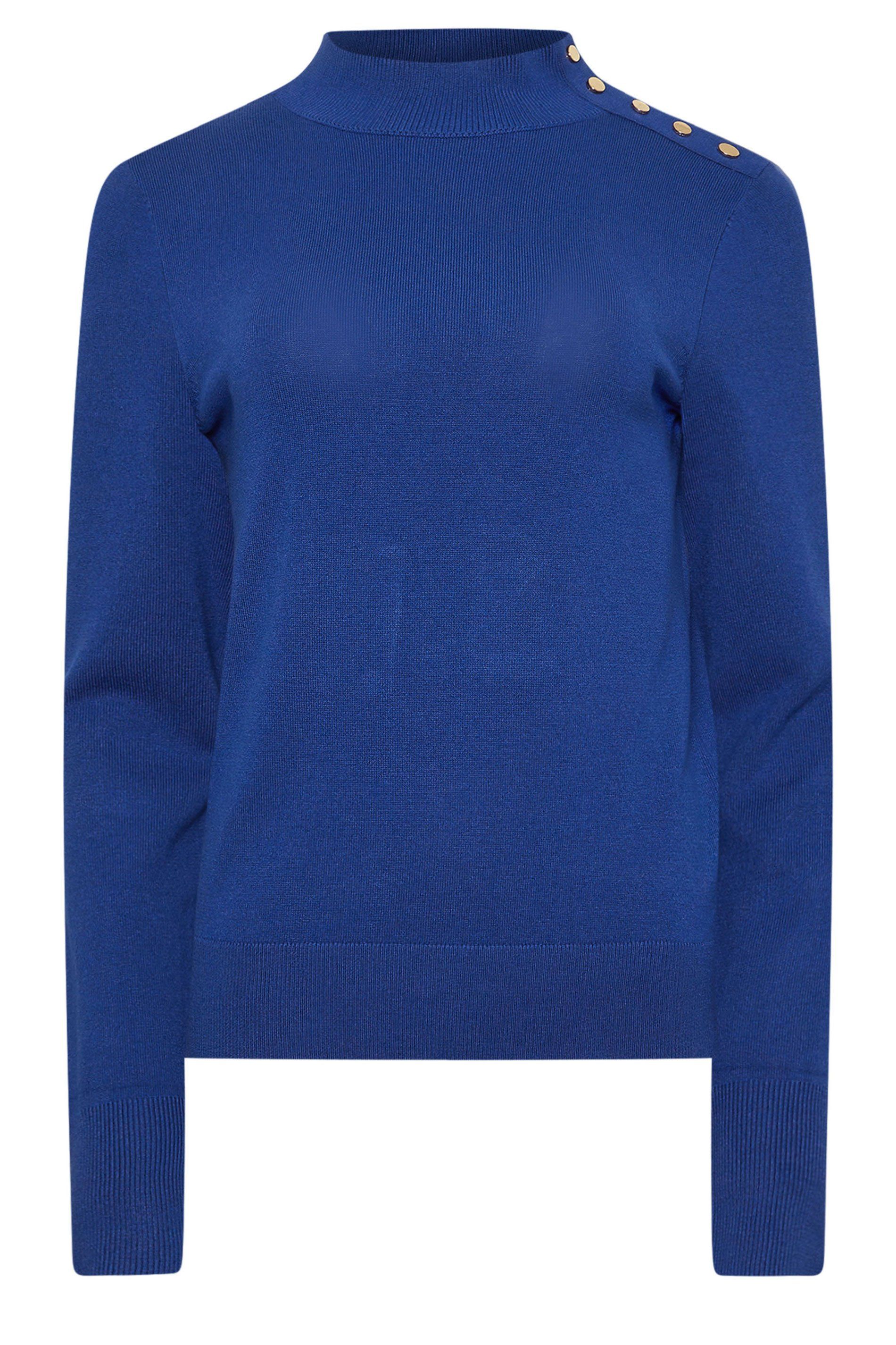 M&Co Button Turtle Neck Jumper