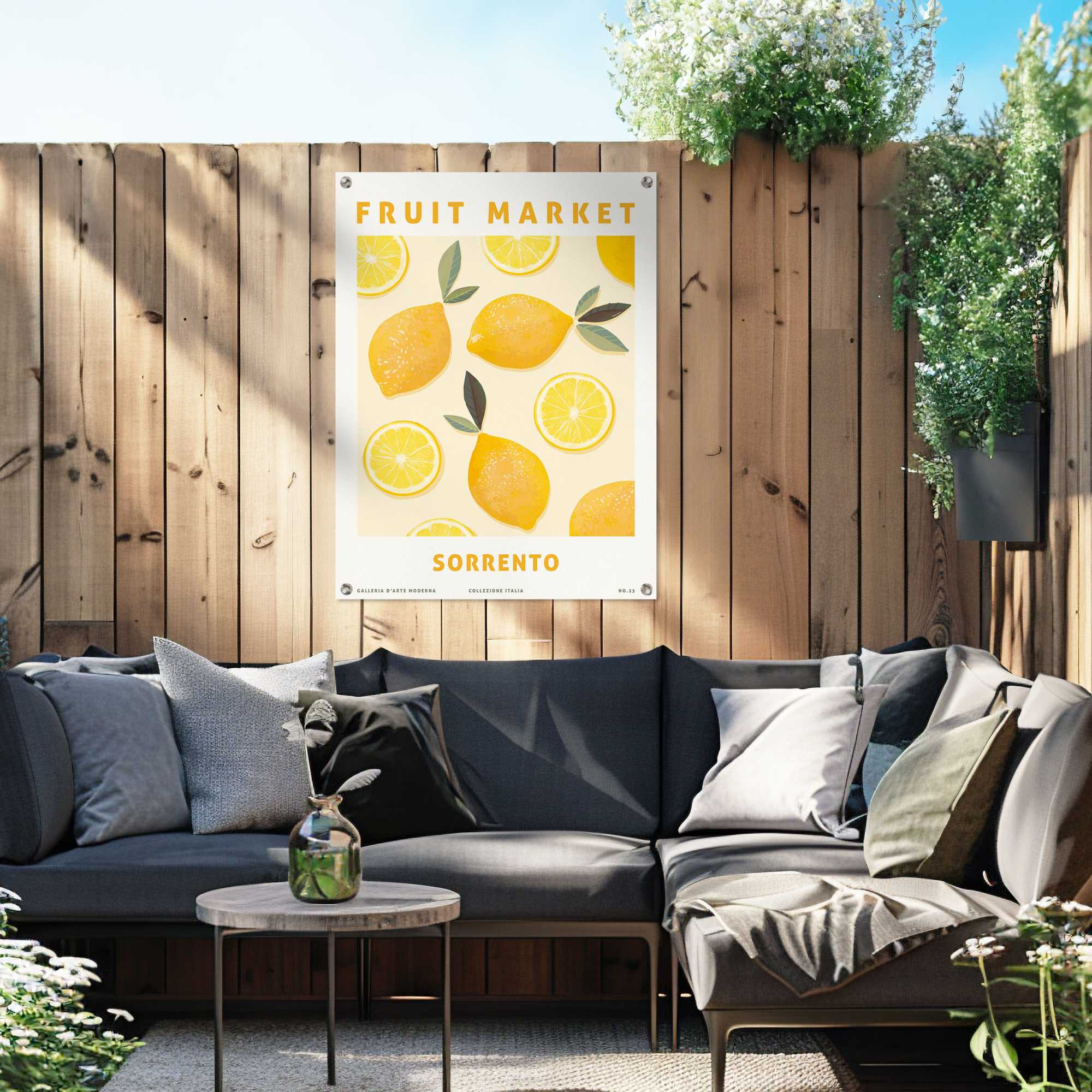 Reinders - Lemons - Tuinposter 80x60cm