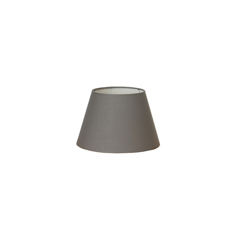 Abat-jour Conica en coton gris Ø 20 cm NIEDERAU