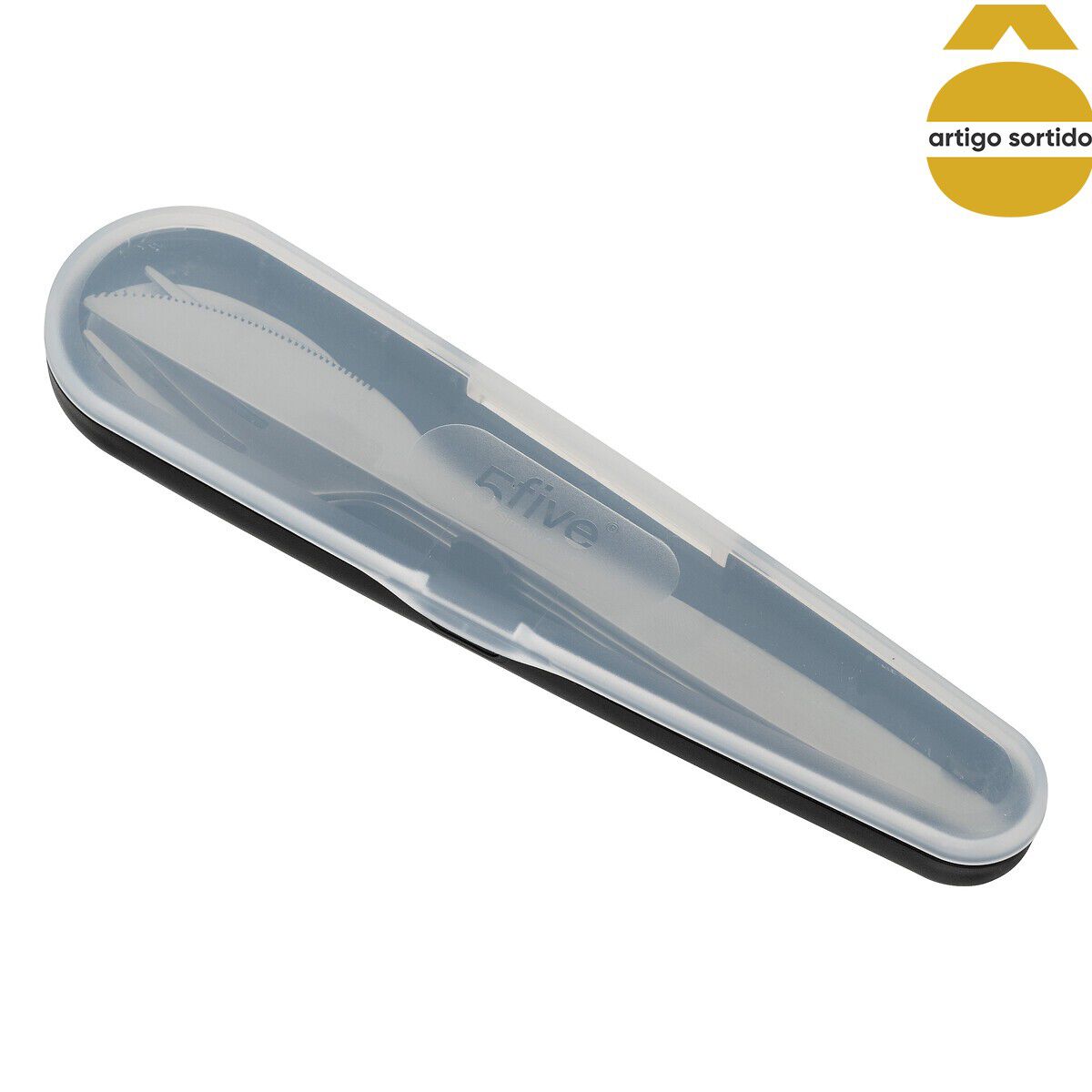 Porta talheres com 3 talheres