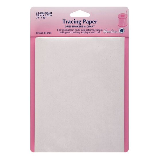 Hemline Dressmakers Tracing Paper 3 Sheets