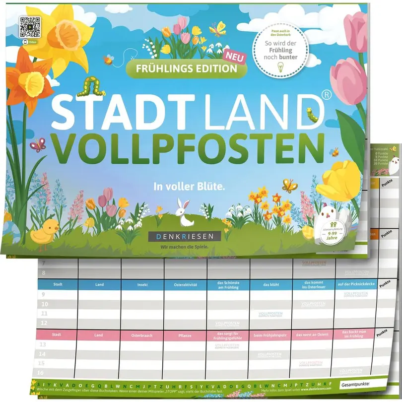Familienspiel Stadt Land Vollpfosten